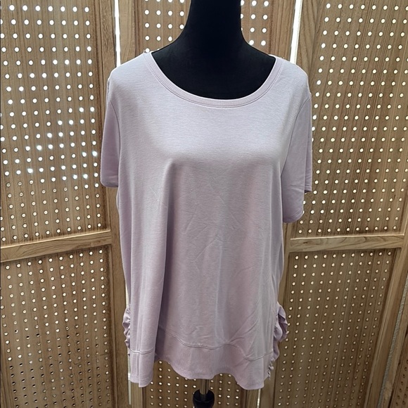 Cupio Tops - Cupio‎ Gray Relaxed Short Sleeve Tee